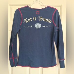 Alp N Rock Lake Tahoe Blue Long Sleeve Top